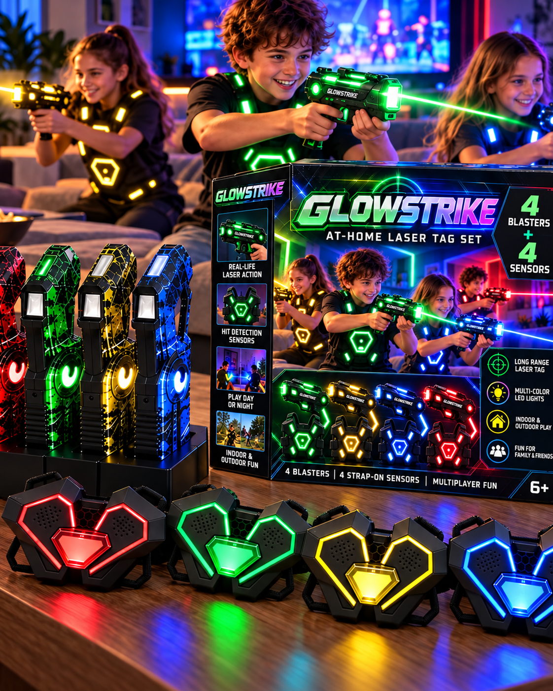 GlowStrike™ Dual Laser Tag Set